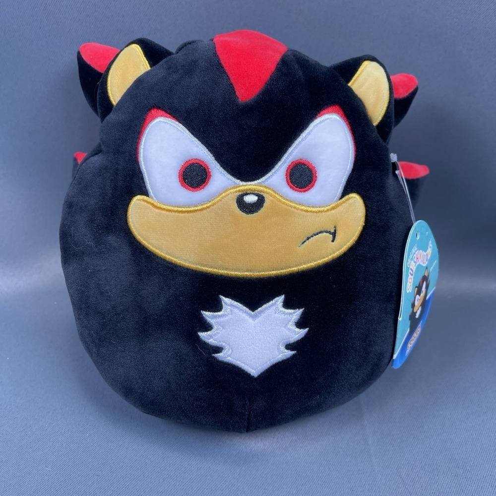 Squishmallows Kellytoy Original SEGAs Sonic the Hedgehog 10 inch - Shadow NWT